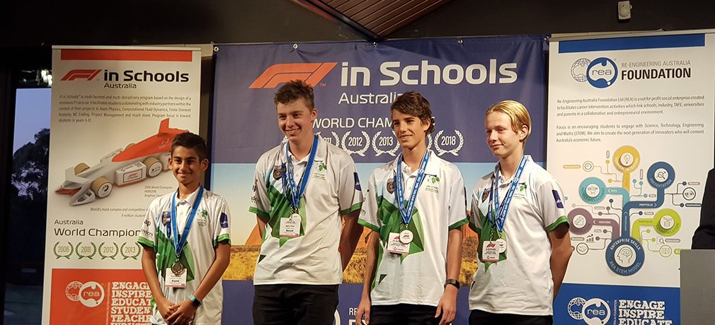 Team Beyond wins ‘Fastest Car’ and 3rd place – F1 at Schools STEM Challenge