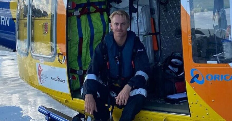 In the surf or from the air: saving lives all in a day’s work for Garrett