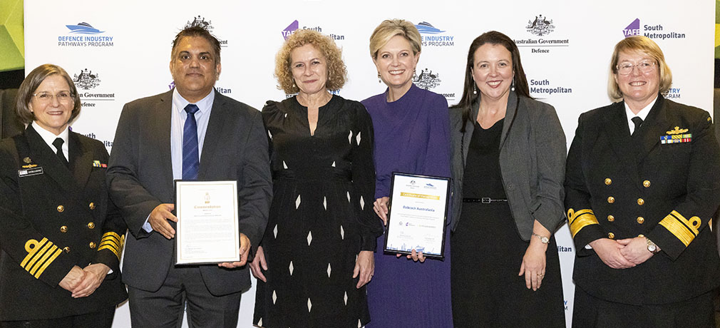 Babcock presented with Commendation for DIPP Commitment