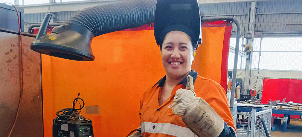 Meet the apprentice keeping New Zealand’s naval fleet afloat