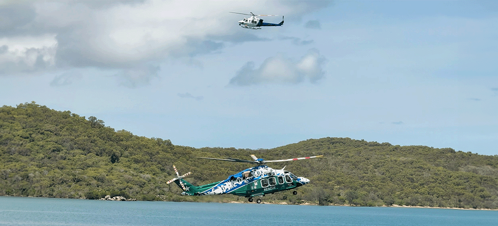 ‘Dragonfly’ medical and rescue chopper commences service in the Torres Strait