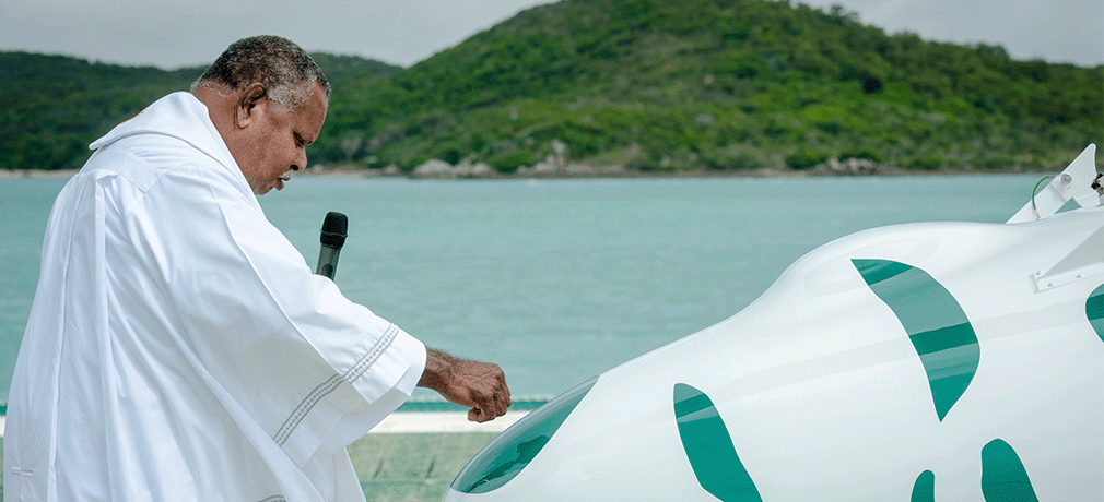 Blessing Ceremony Ushers in a New Era for Babcock’s Helicopter Emergency Medical Support in the Torres Strait